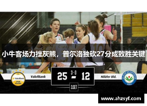 小牛客场力挫灰熊，普尔洛独砍27分成致胜关键
